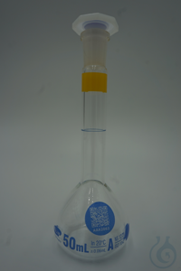 Kundenspezifische Messkolben, farbkodiert, Kl. A, 200 ml, NS 14/23, klar Kundenspezifische...